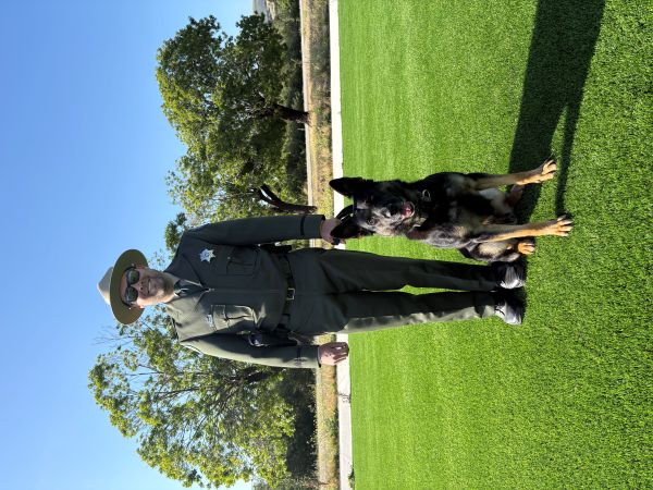 K9 Bak and Handler Rathjen-Gonzales